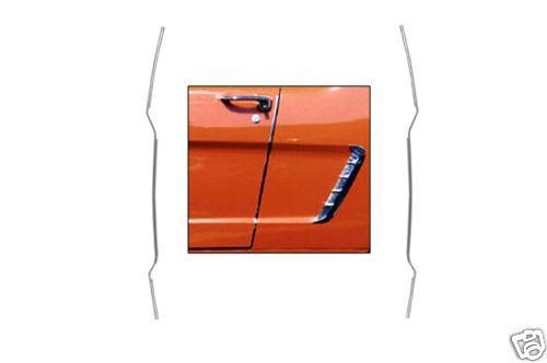 1965-1966 ford mustang door edge guards pair