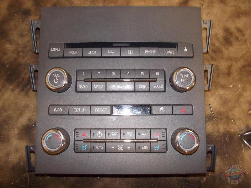 Radio mkz 1155765 10 radio control panel w-temp cntrl