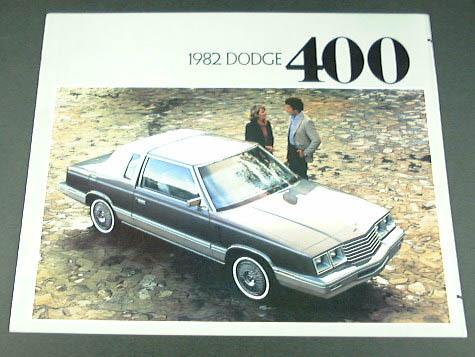 1982 82 dodge 400 brochure 400 ls
