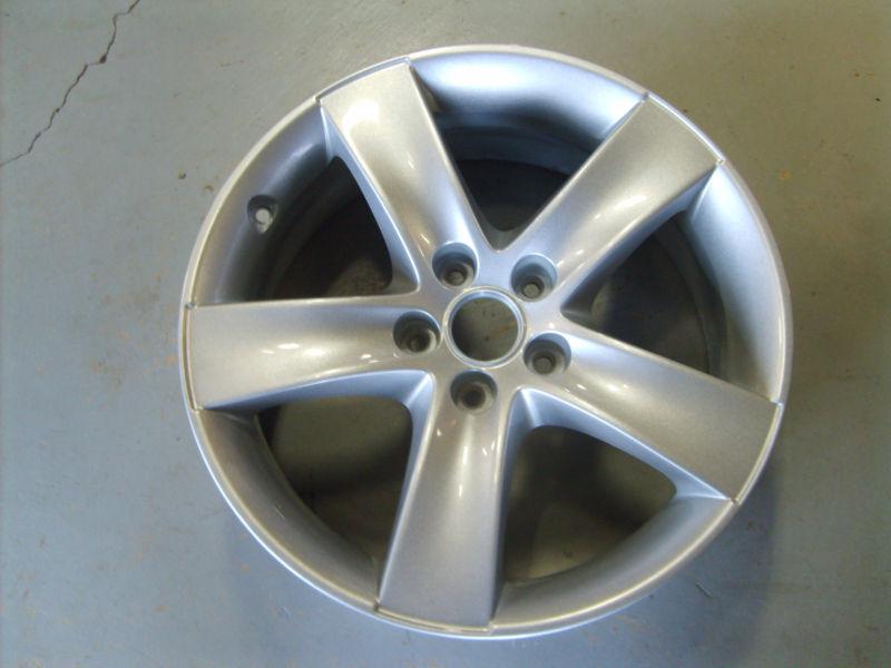 2007-2012 hyundai veracruz wheel, 18x7, 5 spoke full face painted silver