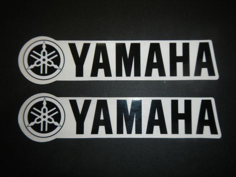 Two yamaha universal tank swingarm fork stickers decals yz yzf yfz r1 r6 xvs xs