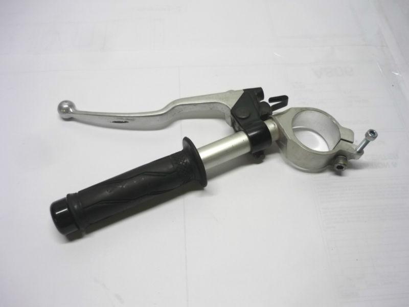 Yamaha r6 left handle bar clutch lever with perch bar end 08 09 10 oem
