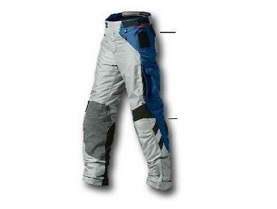 Bmw genuine motorcycle pants rallye 3 gray blue - size eu 46 / us 31-32 / 5'7"