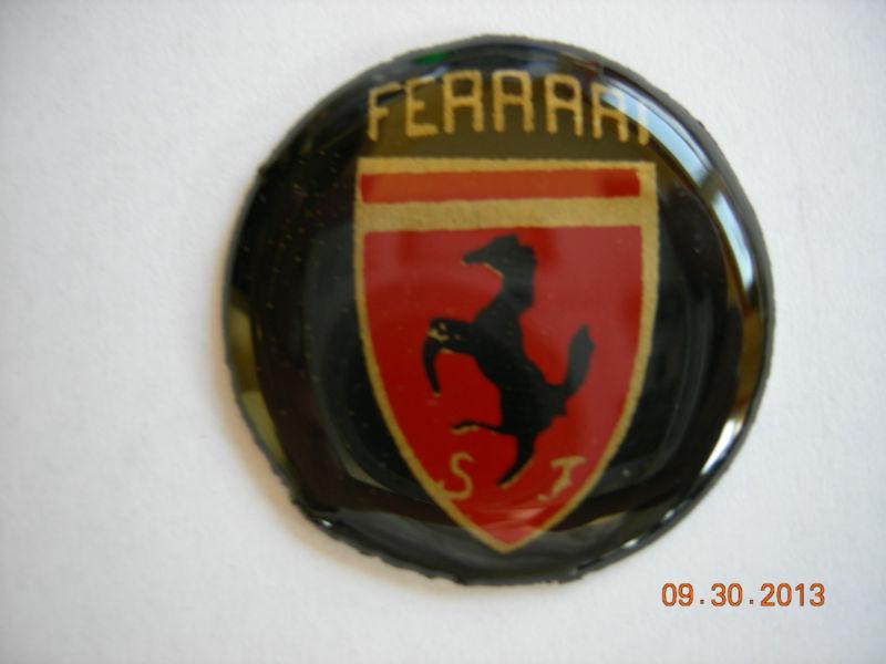 Ferrari logo sticker decal plastic shield