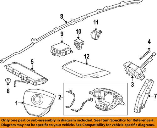 Jaguar oem c2z16639 air bag-diagnostic unit