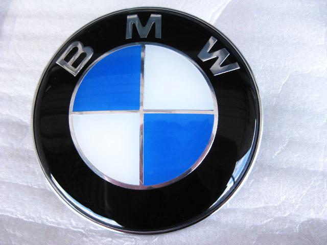 Bmw series 3 5 7 hood badge emblem 82 mm. 2 pin “1pcs” 