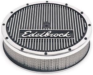 Edelbrock 42074 elite 14" round endurashine air cleaner