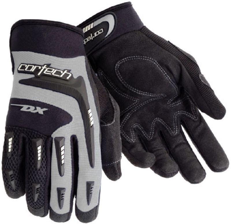 Cortech dx 2 silver medium textile womens motorcycle dirt bike gloves med md m