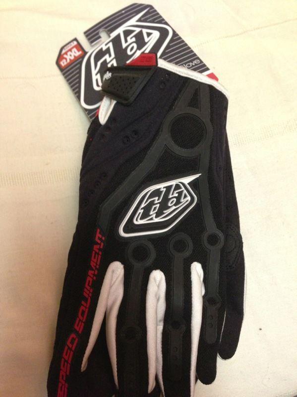 Troy lee speed equipment glove black xxl new w/tags never worn no reserve