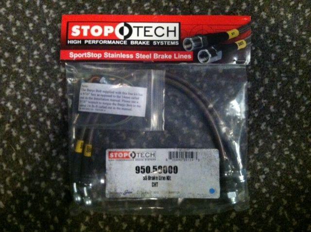 Srt8 jeep front stoptech stainless steel brake lines (hose) 950.58000