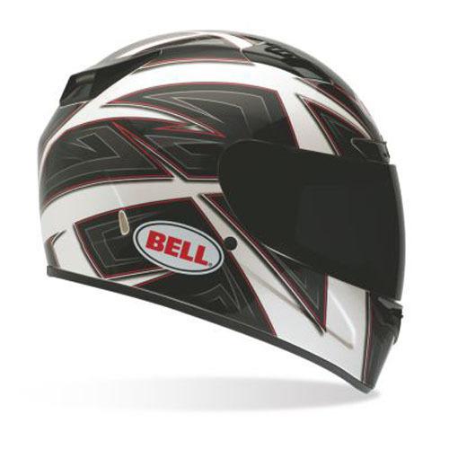 Bell vortex full face street motorcycle helmet flack white size large