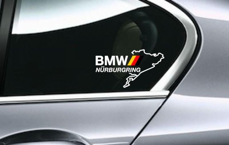 Bmw 3pk german colors nurburgring decal sticker m3 m5 e21 f30 motorsport 335 540