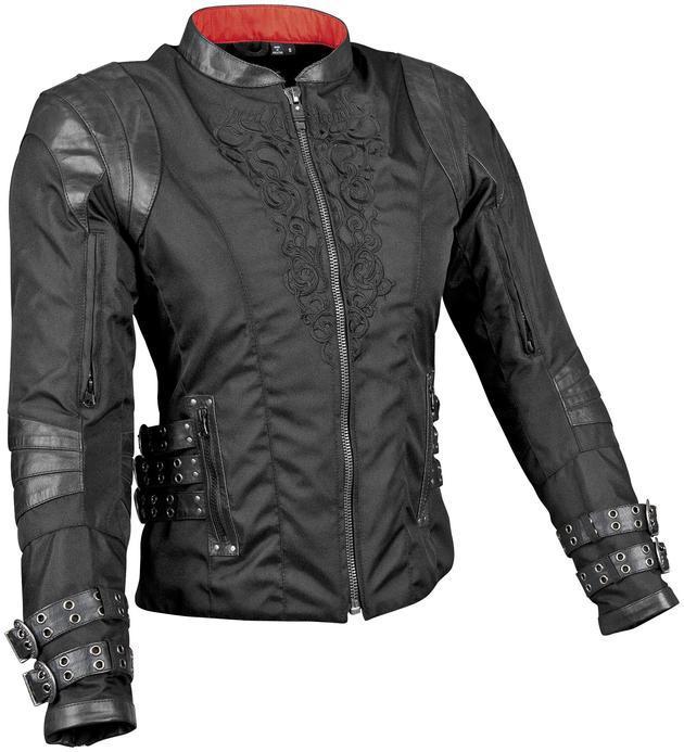 Speed and strength motolisa motorcycle jacket black women's xl/x-large