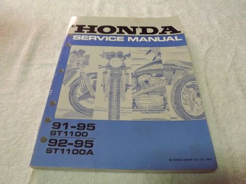 Honda 91-95 st1100/ 92-95 st1100a service manual