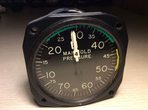 Ranco aircraft dual manifold pressure indicator 31854-34 gauge an5770-2-34