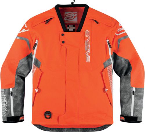 2014 arctiva mens comp 8 rr shell nkbr snowmobile jacket orange x-large xl