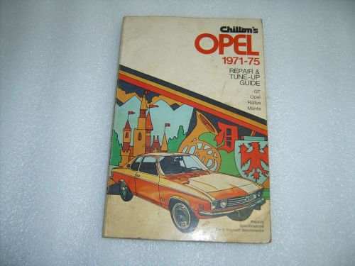 1971-1975 opel service manual