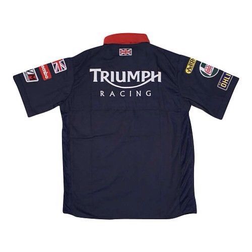 Triumph racing crew work shirt 3xl new with tags