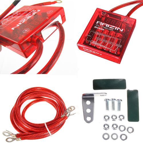 Car fuel saver voltage stabilizer regulator earth cable turbo engine power chip