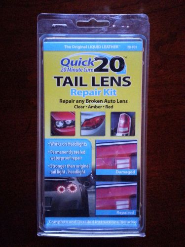 Quick 20 (20 minute cure)  no heat tail light lens repair kit-----brand new