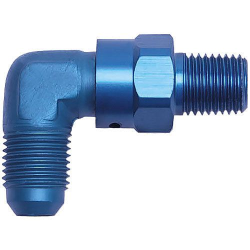 Russell 614106 an male to npt male adapter fitting 90-degree  -06 an male