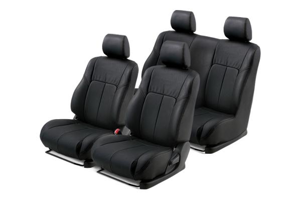08-10 chrysler 300 srt/8 front & rear seats leather black power 