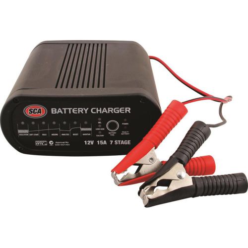 Sca battery charger - 7 stage, 12 volt, 15 amp