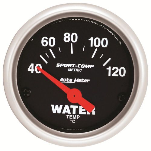 Auto meter 3337-m sport-comp; electric water temperature gauge