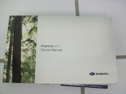 2011 subaru impreza owner’s manual