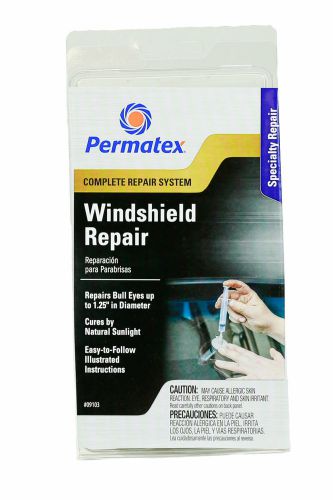 Permatex 09103 windshield repair kit with instructions to do it yourself