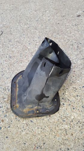 1966 1967 66 67 impala lower shifter boot, metal ring 4 speed console. patched.