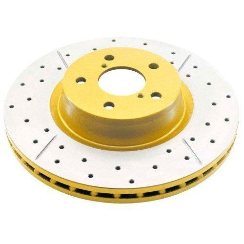 Dba (655x-10) street series drilled and slotted disc brake rotor, rear