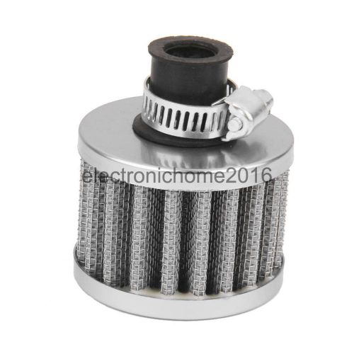 New car motor cold air intake filter turbo vent crankcase breather grey