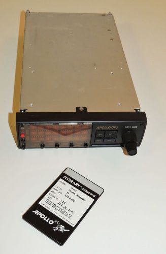 Apollo gps 2001 nms ii morrow receiver with data card