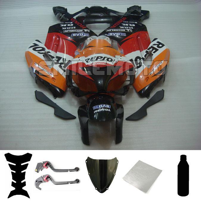 Bundle of injection fairing windscreen lever for honda 2004 2005 cbr 1000 rr pay