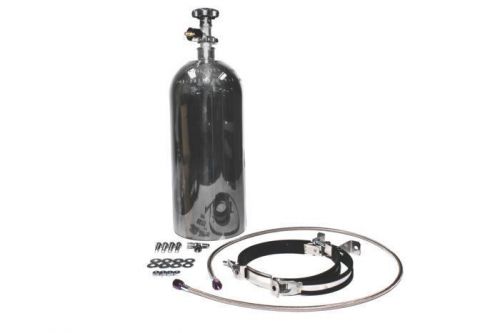 New zex nitrous maximizer kit with hi-flow valve &amp; 10lb polished bottle #82100p