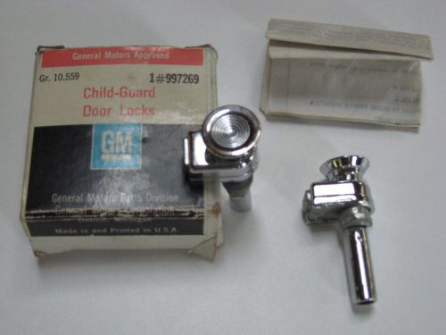 1960-75 chevrolet pontiac lemans chevelle nova  impala safety door lock knobs