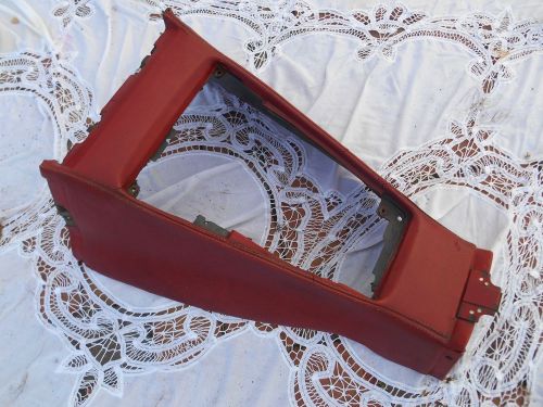 Corvette shifter console trim housing 1972-1976 red