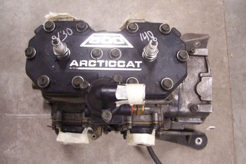 Arctic cat snowmobile 2000 zl 500 carb short block engine 0662-255