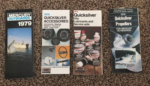 1979 mercury sales brochures (includes four)
