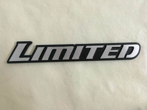 Universal limited brushed sticker 3d metal logo badge decal emblem car auto