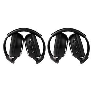 Sale pair infrared stereo wireless headphone 2pcs headset ir for car dvd player