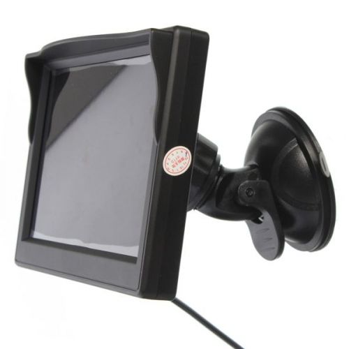 Car rear rearview monitor suction stand reverse backup camera tft lcd 5 inch