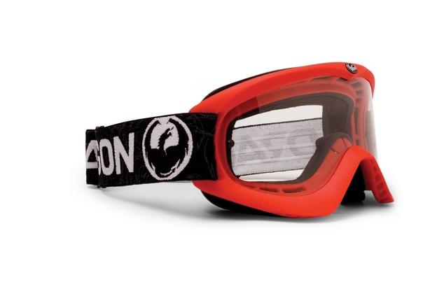 Dragon alliance mdx-i goggles red clear anti-fog