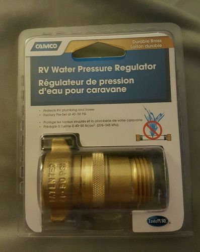 Rv trailer camper brass water pressure regulator camco