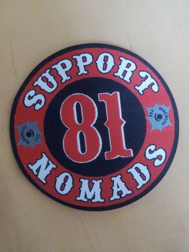 Details about   SUPPORT 81 Red White MC Angels 666 Hells vest patch Outlaw Biker 1% er NEW