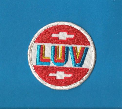 Rare vintage 1970&#039;s chevy luv chevrolet iron on jacket hat patch crest