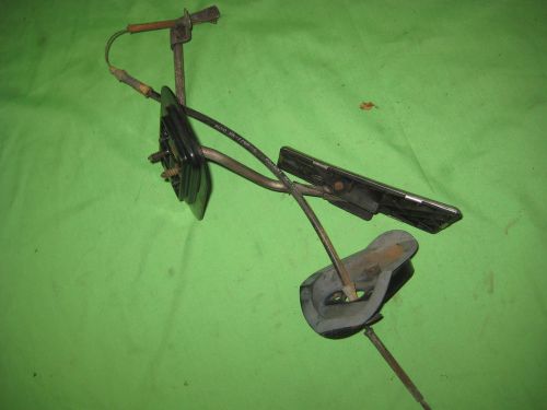1968-71 oem gto lemans t-350 fuel gas pedal assembly firewall carburetor cable