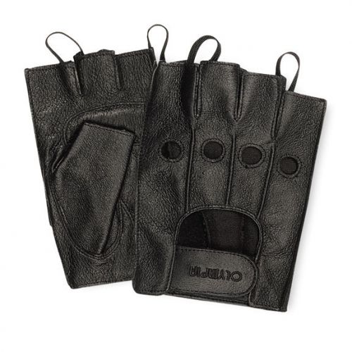 Olympia 407 mens fingerless gel black classic riding gloves 3x-large