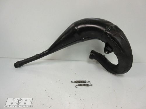 2002 yamaha yz125 stock exhaust pipe, expansion chamber, oem, 02 yz 125 b3809